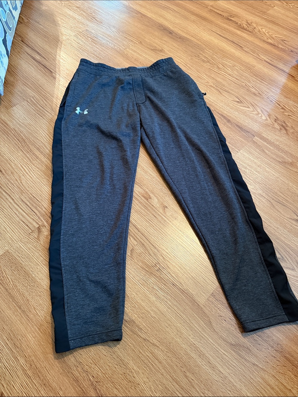 Under Armour Kids Charcoal and Black Jogger Sweatpants
